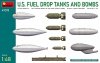 MiniArt 49015 U.S. FUEL DROP TANKS AND BOMBS 1/48